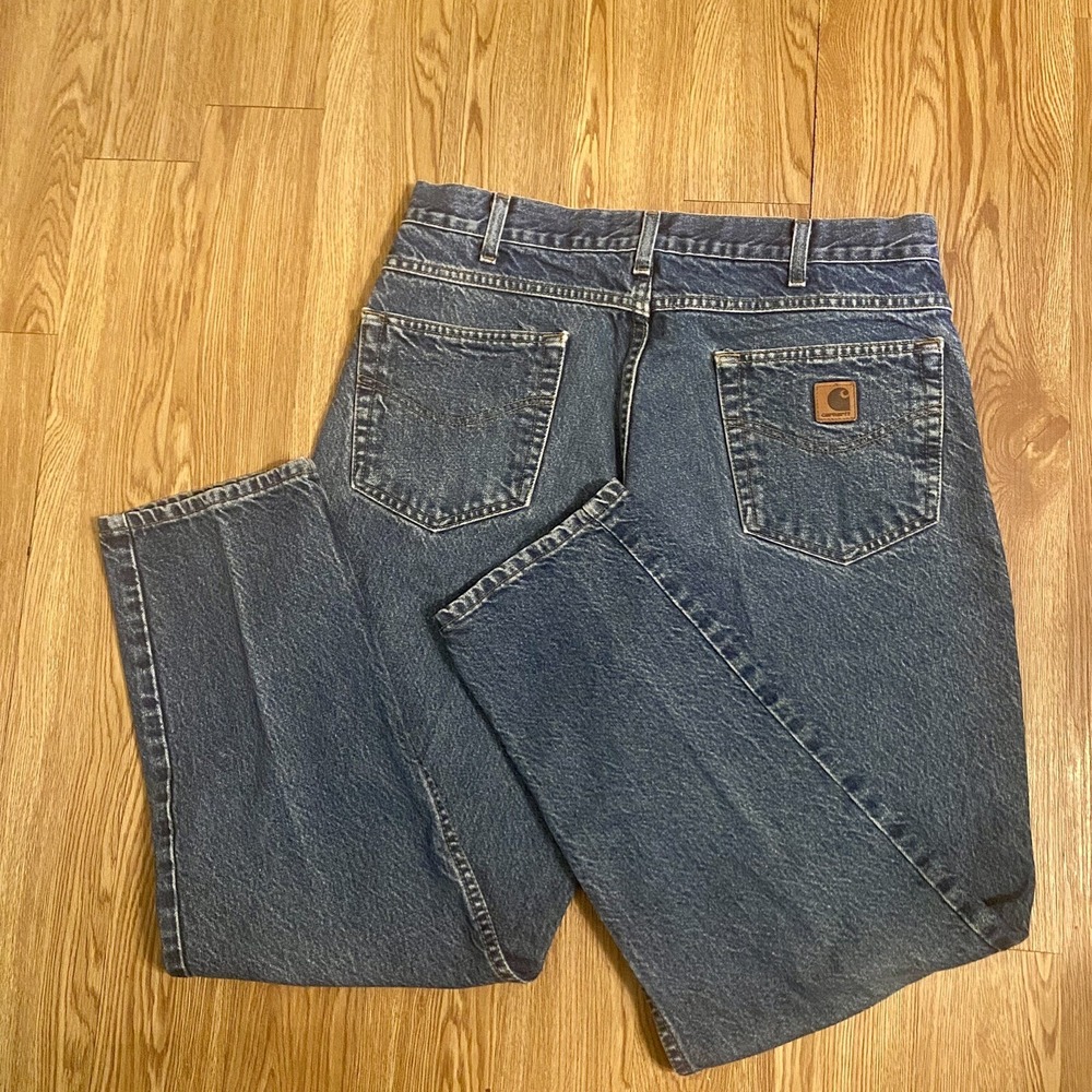 Carhartt Denim Jeans Tagged‎ 36 X 30 Tapered Nice Jeans F